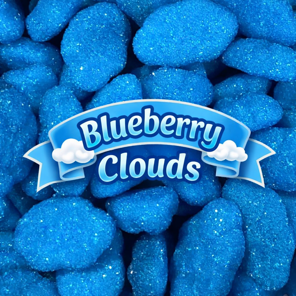 Chunky Blue Raspberry Clouds – The Original Lolly Store