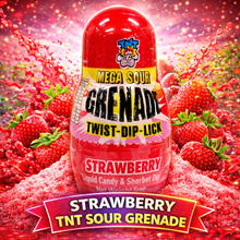 Load image into Gallery viewer, TNT Mega Sour Grenade 50g
