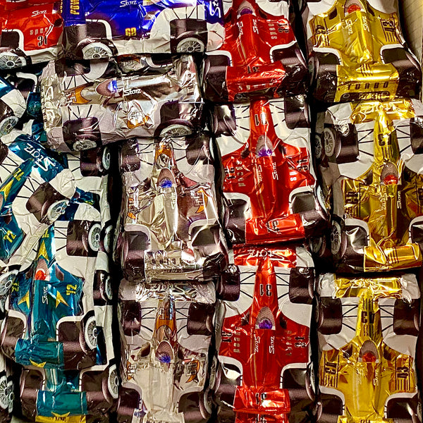 Foiled Chocolate Racing Car Storz The Original Lolly Store