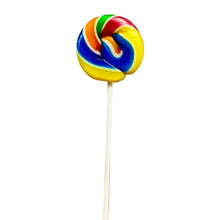 Load image into Gallery viewer, Rainbow small Handmade Lollipop
