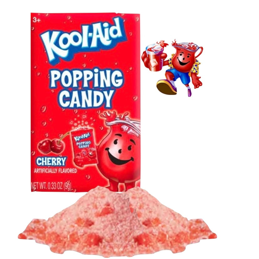 Kool Aid Popping Candy Pouch Cherry 9g