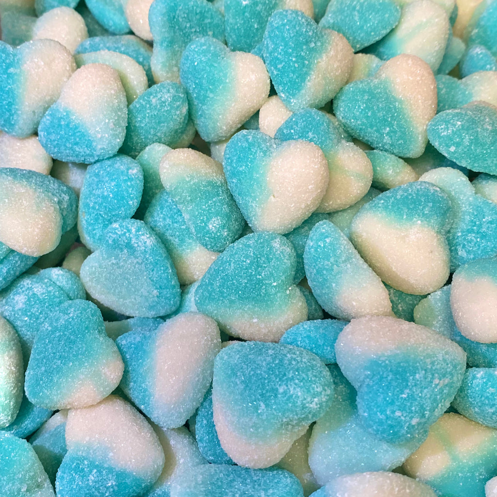 Sour Hearts Blue & White Blueberry 190g