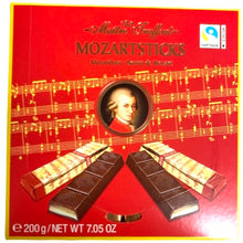 Load image into Gallery viewer, Mozart Sticks Marzipan Dark Chocolate 200g
