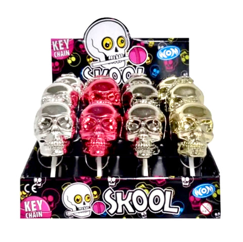 Skool Skull Keychain Lollipop