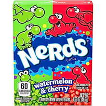 Load image into Gallery viewer, Wonka Nerds Wild Cherry and Watermelon Candy 38g
