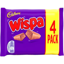 Load image into Gallery viewer, Cadbury Wispa Chocolate Bar 4 Pack 94.8g UK
