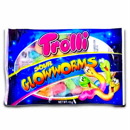 Trolli Sour Glow Worms 45g