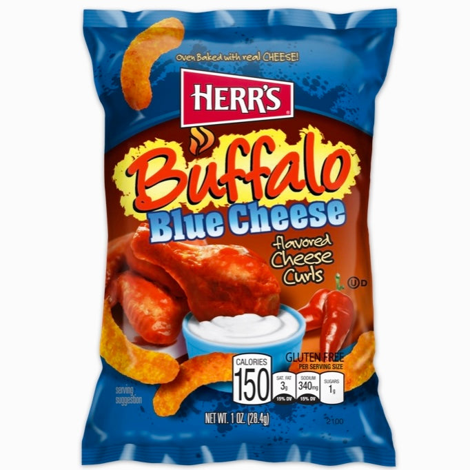 Herr’s Buffalo Blue Cheese Curls (170g USA)