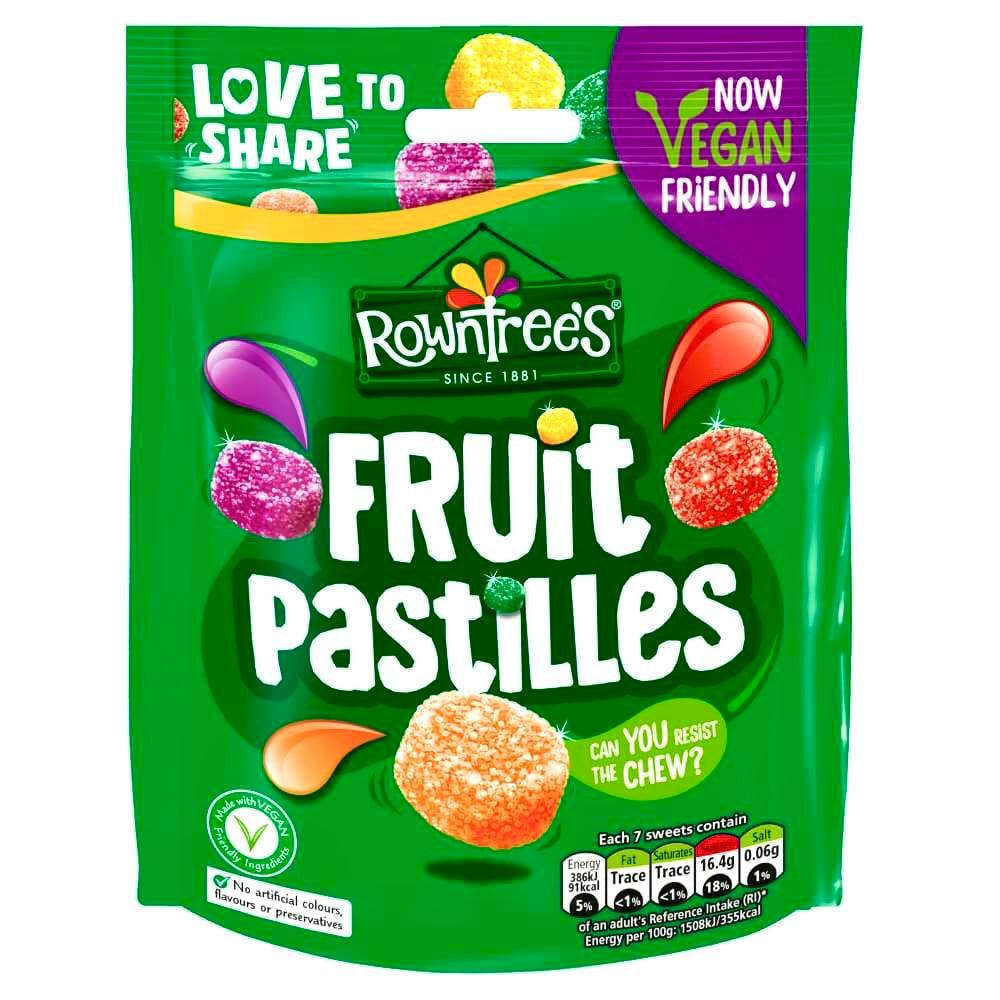 Pre-Order Rowntree's Fruit Pastilles Sharing Pouch 143g