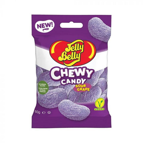 Jelly Belly Sour Grape Chewy Candy 60g