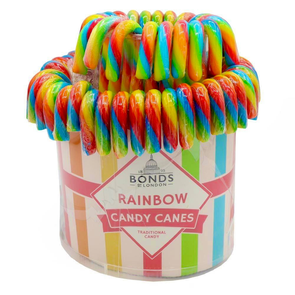 Rainbow Candy Canes 20g