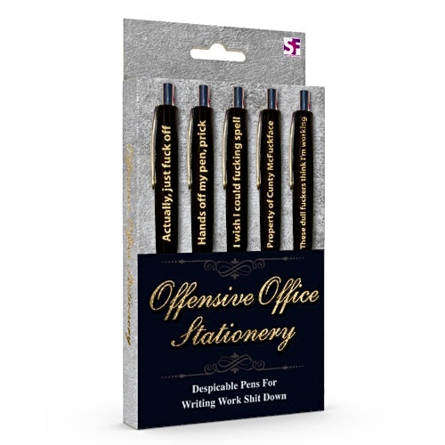 Offensive Office Pens