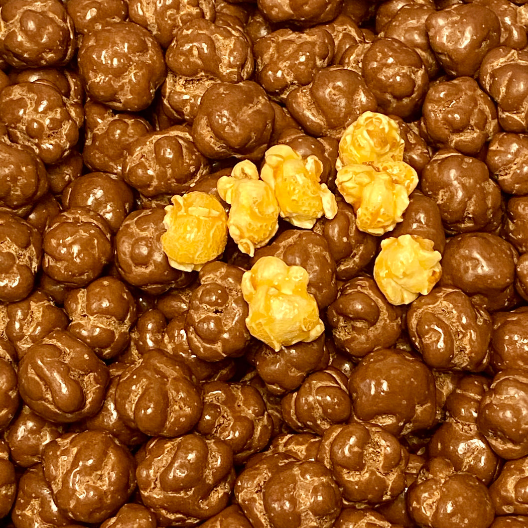 Milk Chocolate Caramelized Popcorn