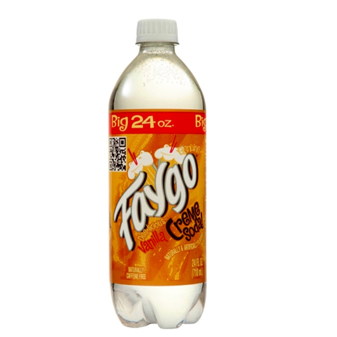 Faygo Vanilla Crème Soda Flavoured Soda 680ml