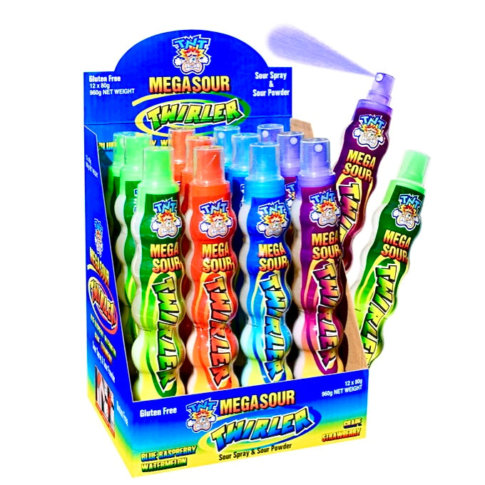 TNT Mega Sour Twirler (Sour Spray & Sour Powder) – The Original Lolly Store