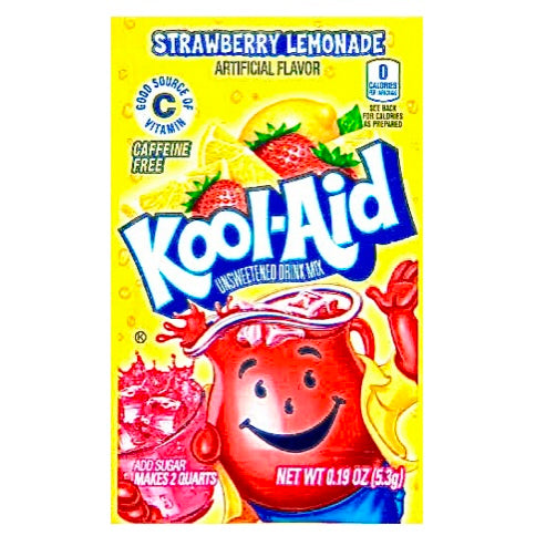 Kool-Aid Strawberry Lemonade Drink Mix Unsweetened