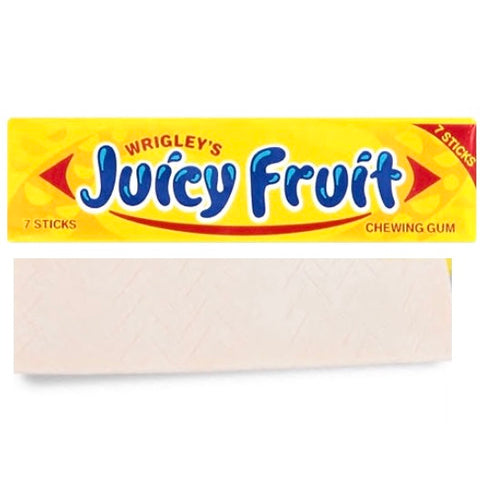 Wrigley's Juicy Fruit Chewing Gum Stick Packs (BB 14/07/23)