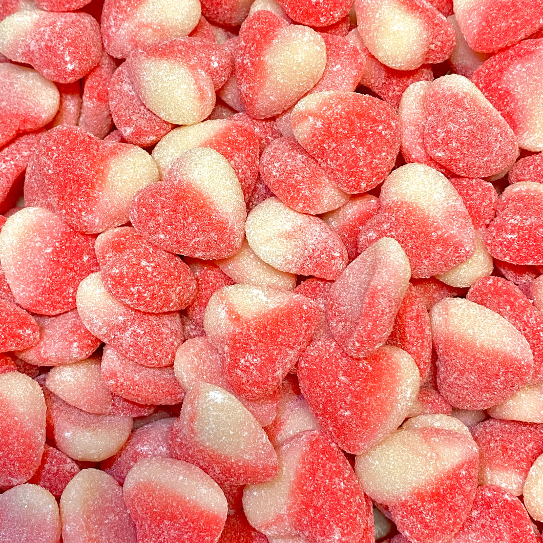 Sour Hearts Red & White (Raspberry) 185g