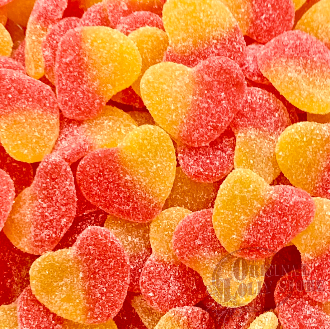 Sour Peach Hearts - Trolli