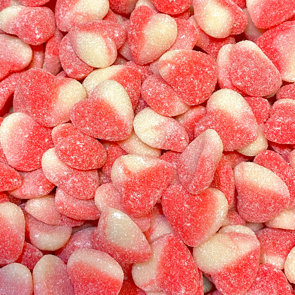 Sour Hearts Red & White - Raspberry – The Original Lolly Store