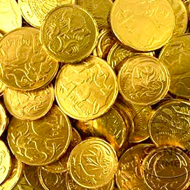 Milk Chocolate Gold Coins