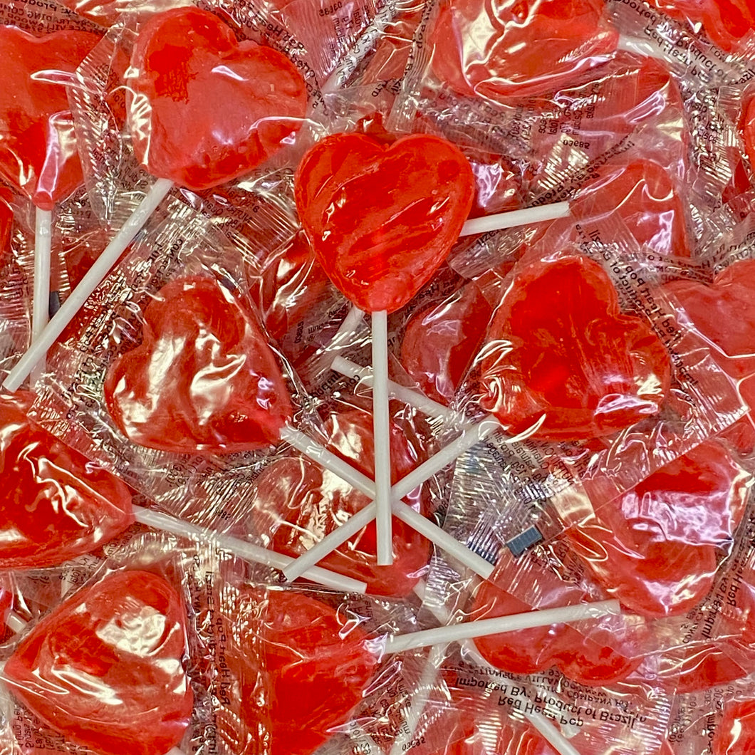 Red Heart Lollipop