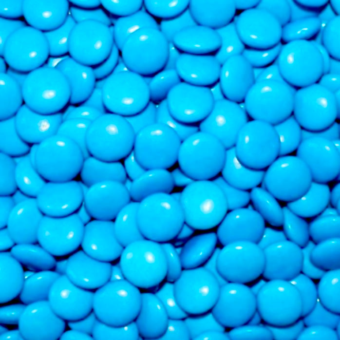 Blue Chocolate Buttons (Like Smarties)