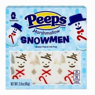 Peeps Xmas Marshmallow Snowmen 6ct (85g)