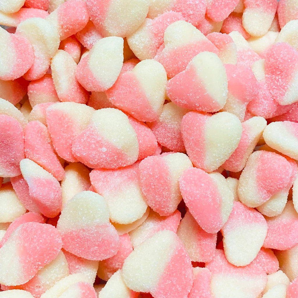 Sour Hearts Pink & White (Strawberry) Bulk
